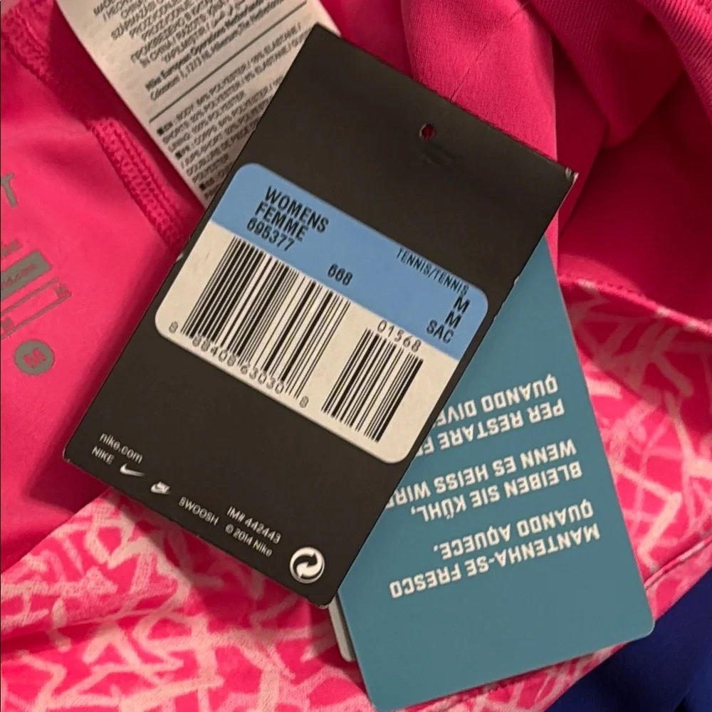 Nike Victory Neon Pleated Micro Mini Tennis Skirt Coquette Preppy Athleisure
